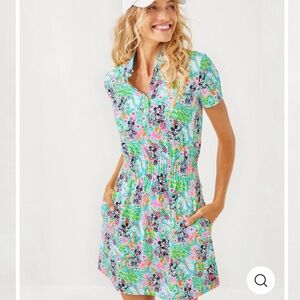 Lilly Hearts Disney UPF 50+ Luxletic Love Active Dress - L